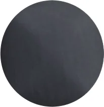 Black — fired sample